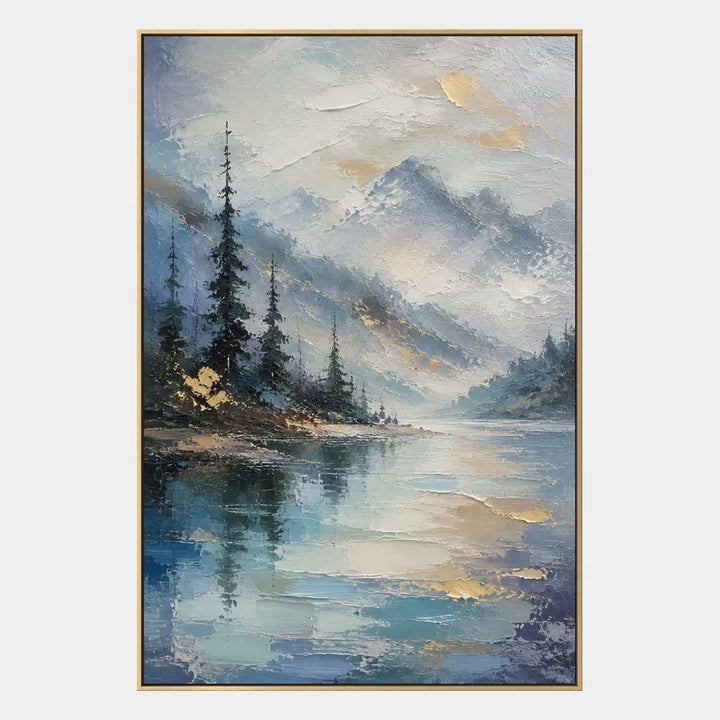 Pittura a olio di paesaggi, paesaggi marini e paesaggi urbani dell'Espressionismo astratto con un paesaggio atmosferico, un paesaggio marino o una composizione ispirata alla città.