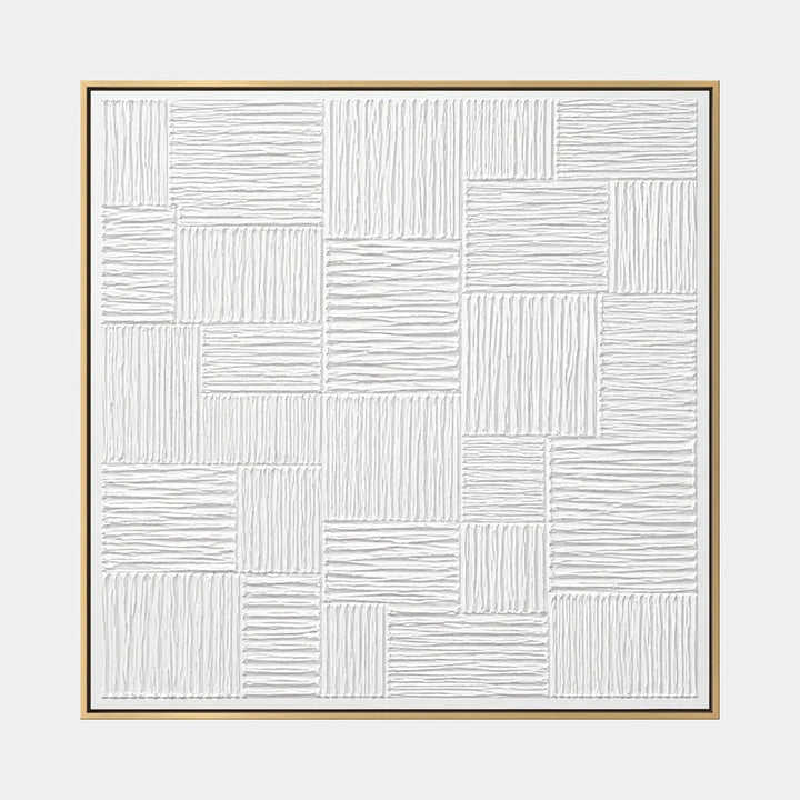 Pittura a olio astratta e concettuale Wabi-Sabi con segni astratti stratificati, consistenza e movimento pittorico espressivo.