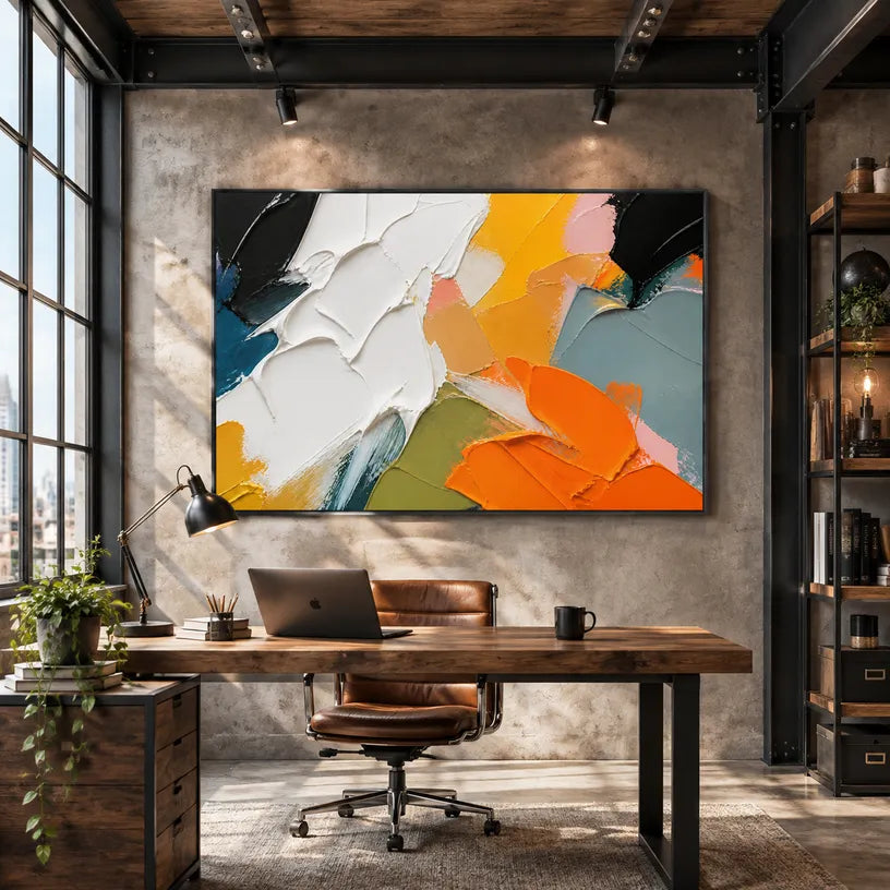 Abstract Expressionism Art 19NP