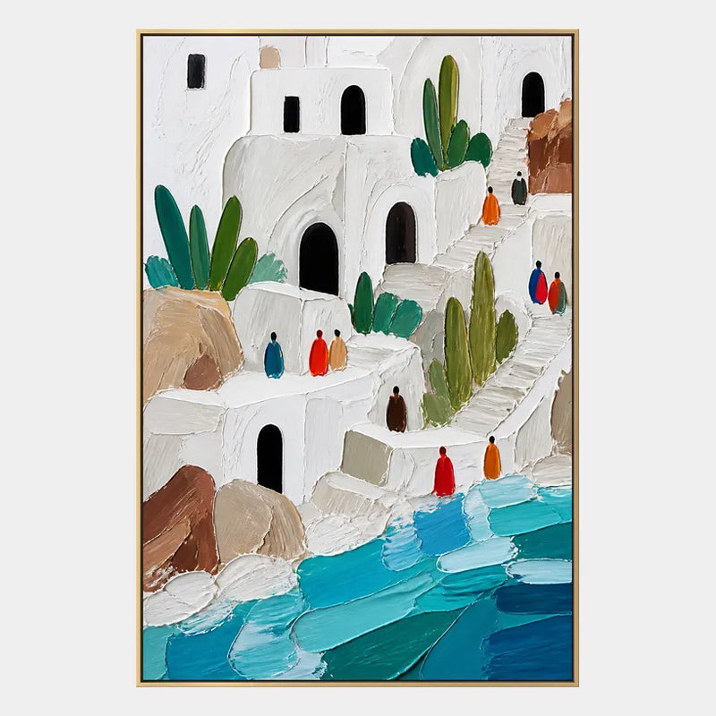 Dipinto a olio con paesaggi, paesaggi marini e paesaggi urbani dell'Espressionismo astratto, caratterizzato da un paesaggio atmosferico, da un paesaggio marino o da una composizione ispirata alla città in una tavolozza di grigi.
