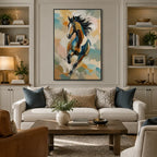 Expressionist animals oil painting showing an expressive animal subject rendered with visible brushwork.