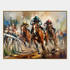 Expressionist animals oil painting showing an expressive animal subject rendered with visible brushwork in a brown palette.