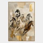 Expressionist animals oil painting showing an expressive animal subject rendered with visible brushwork in a brown palette.