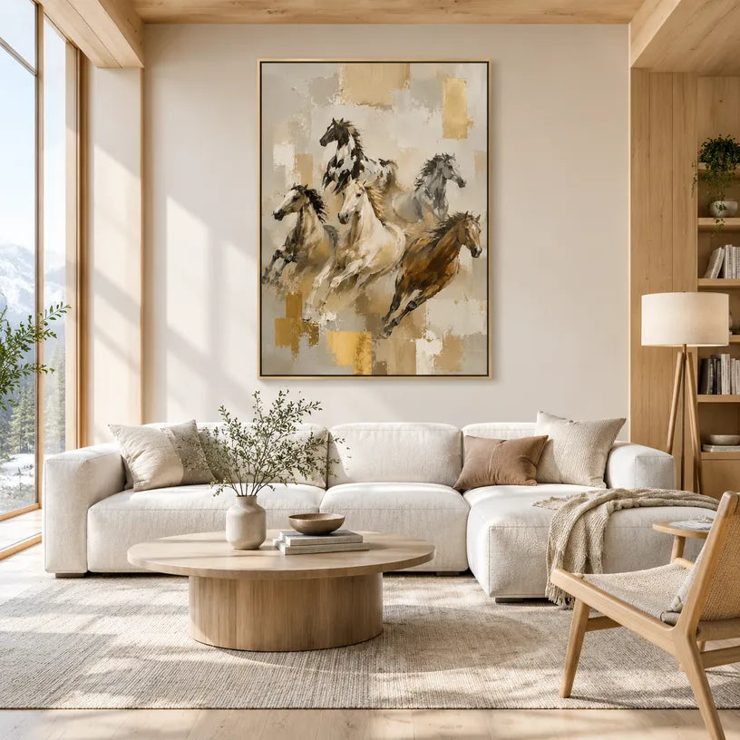 Expressionist animals oil painting showing an expressive animal subject rendered with visible brushwork in a brown palette.