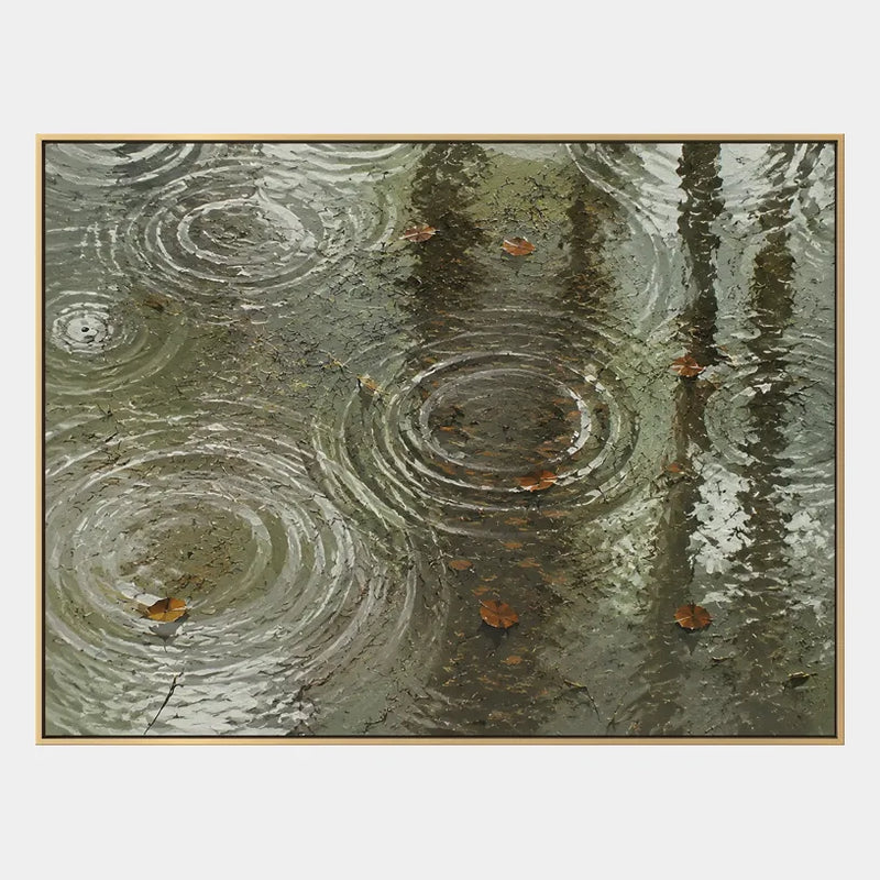 Pittura a olio espressionista floreale/botanica e naturalistica con forme botaniche, fiori o elementi naturali in una composizione pittorica.
