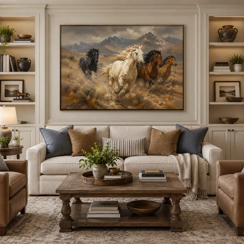 Expressionist animals oil painting showing an expressive animal subject rendered with visible brushwork in a brown palette.