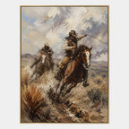 Expressionist animals oil painting showing an expressive animal subject rendered with visible brushwork in a brown palette.