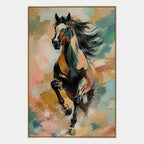 Expressionist animals oil painting showing an expressive animal subject rendered with visible brushwork.