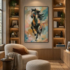 Expressionist animals oil painting showing an expressive animal subject rendered with visible brushwork.