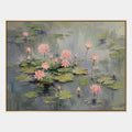 Pintura al óleo expresionista floral/botánica y natural con formas botánicas, flores o elementos naturales en una composición pictórica en una paleta gris.