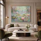 Expressionist floral/botanicals & nature oil painting showing botanical forms, flowers or trees arranged in a calm painterly composition.