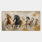 Expressionist animals oil painting showing an expressive animal subject rendered with visible brushwork in a brown palette.