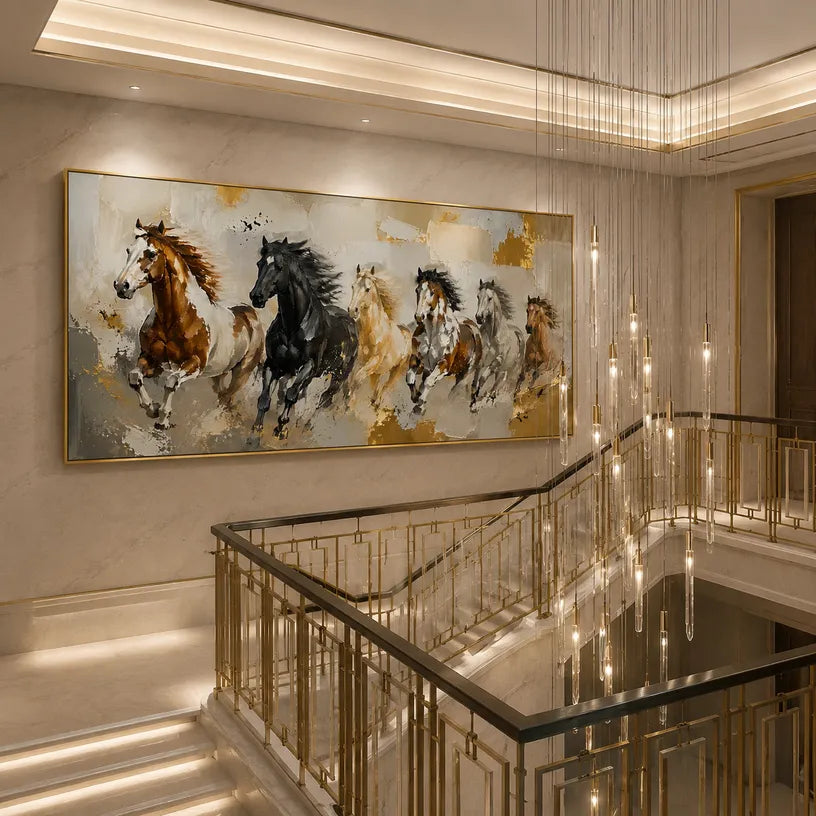 Expressionist animals oil painting showing an expressive animal subject rendered with visible brushwork in a brown palette.