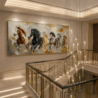Expressionist animals oil painting showing an expressive animal subject rendered with visible brushwork in a brown palette.