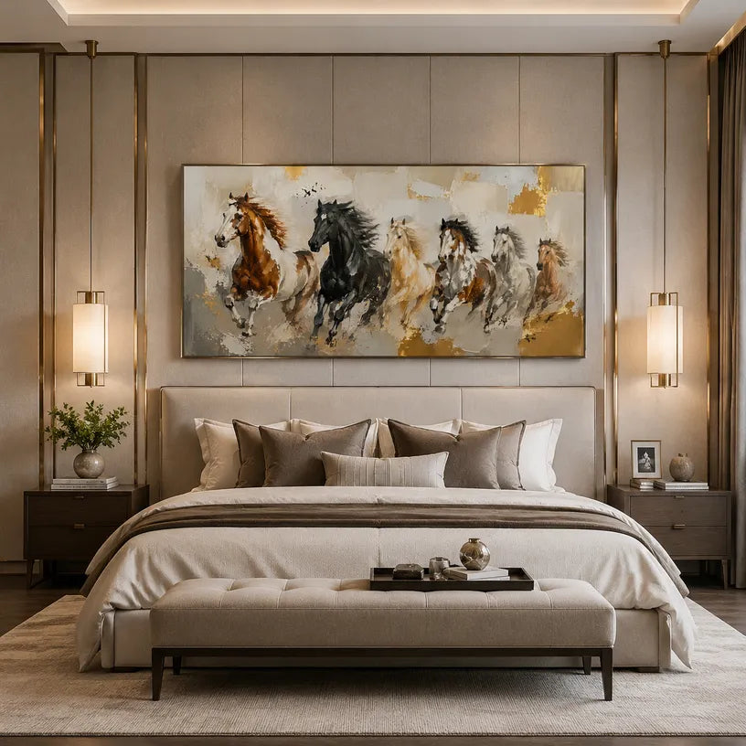 Expressionist animals oil painting showing an expressive animal subject rendered with visible brushwork in a brown palette.