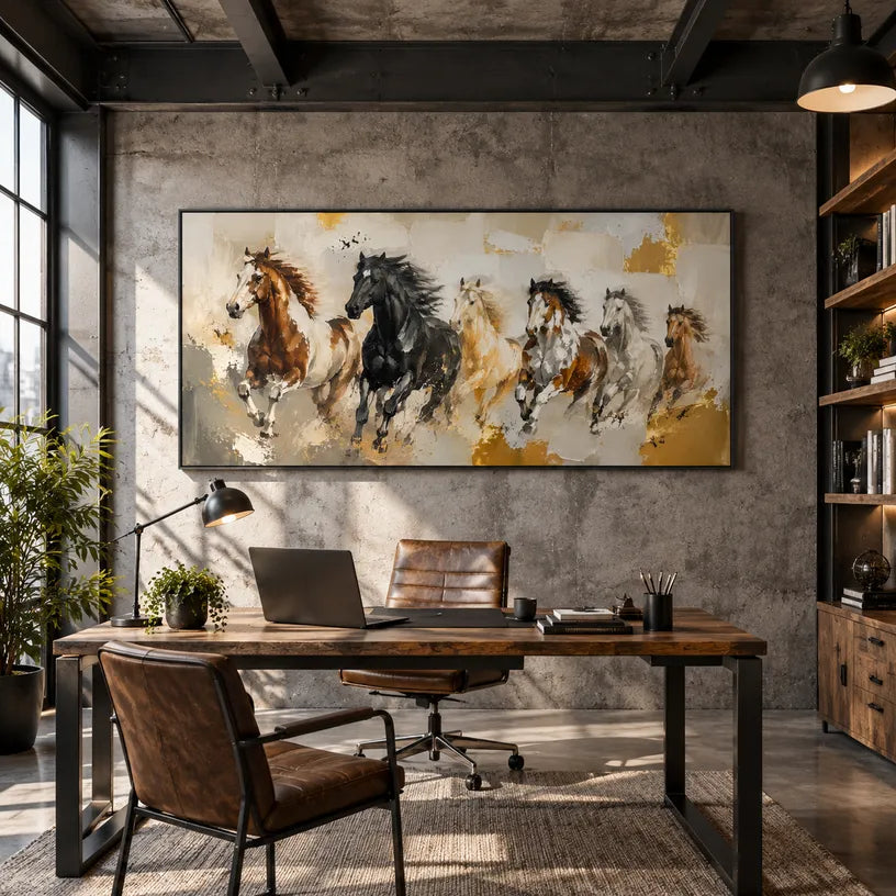 Expressionist animals oil painting showing an expressive animal subject rendered with visible brushwork in a brown palette.