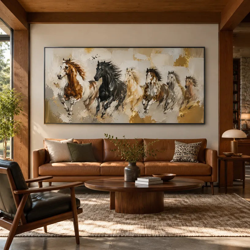 Expressionist animals oil painting showing an expressive animal subject rendered with visible brushwork in a brown palette.