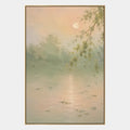 Peinture à l'huile de paysages, de marines et de paysages urbains expressionnistes présentant un paysage atmosphérique, un paysage marin ou une composition inspirée de la ville dans une palette beige.