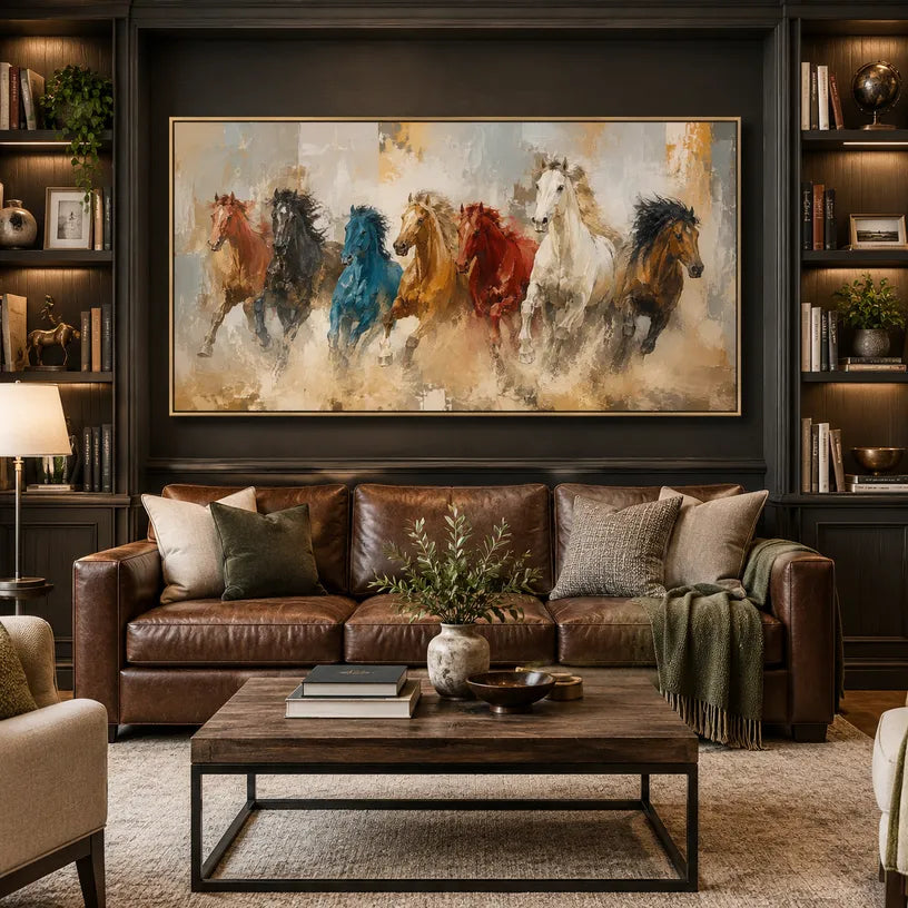 Expressionist animals oil painting showing an expressive animal subject rendered with visible brushwork in a brown palette.