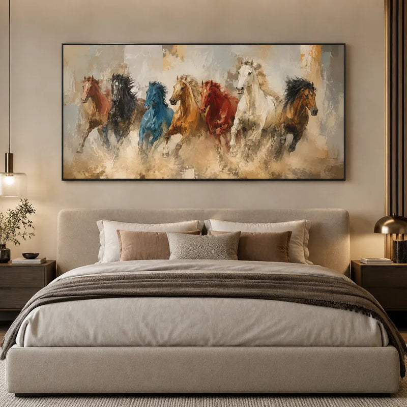 Expressionistisches Tierölgemälde mit einem ausdrucksstarken Tiermotiv, das mit sichtbarer Pinselführung in einer beigen Palette wiedergegeben wurde.