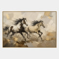 Expressionistisches Tierölgemälde mit einem ausdrucksstarken Tiermotiv, das mit sichtbarer Pinselführung in einer braunen Palette wiedergegeben wurde.