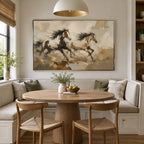 Expressionist animals oil painting showing an expressive animal subject rendered with visible brushwork in a brown palette.