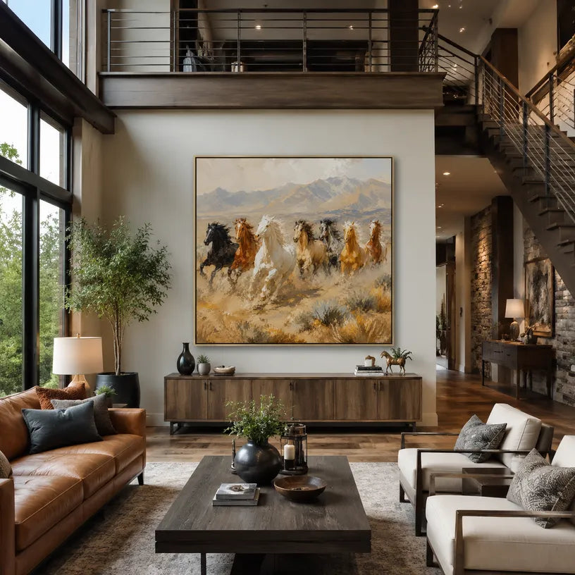 Expressionist animals oil painting showing an expressive animal subject rendered with visible brushwork in a brown palette.