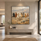 Expressionist animals oil painting showing an expressive animal subject rendered with visible brushwork in a brown palette.