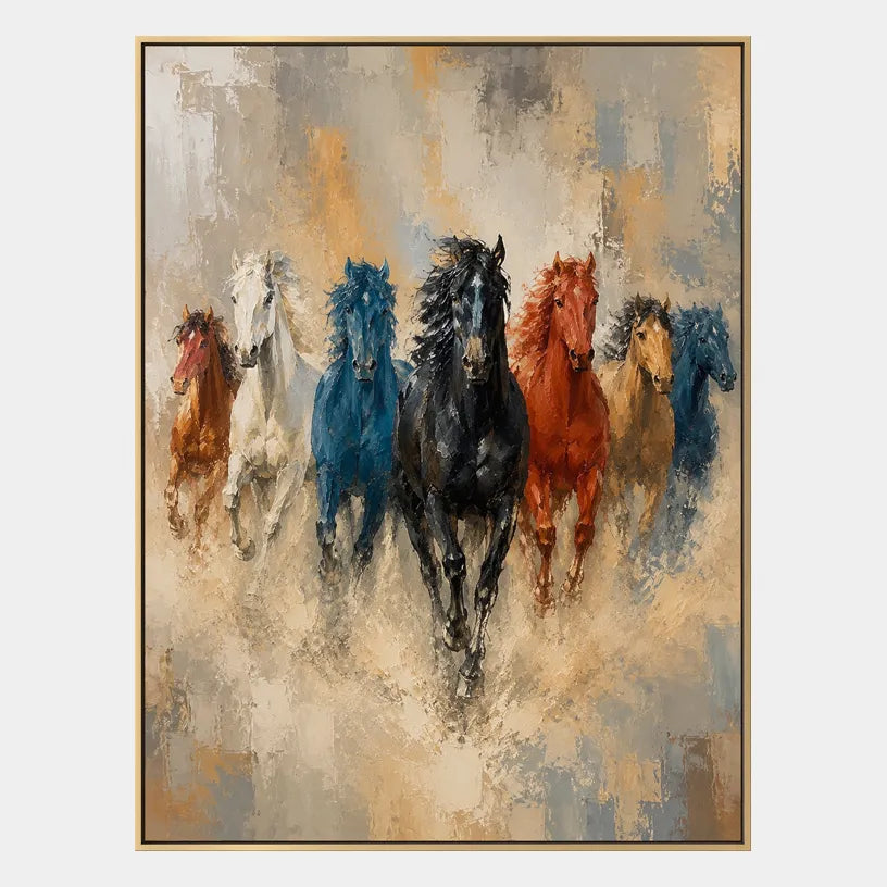 Expressionist animals oil painting showing an expressive animal subject rendered with visible brushwork in a brown palette.