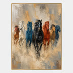 Expressionist animals oil painting showing an expressive animal subject rendered with visible brushwork in a brown palette.
