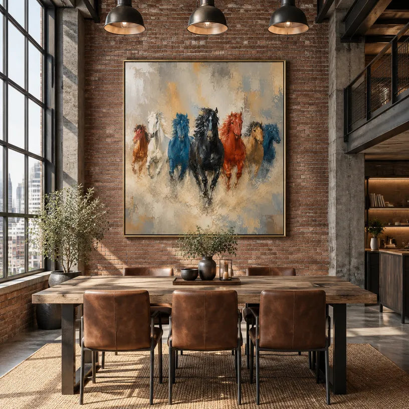 Expressionist animals oil painting showing an expressive animal subject rendered with visible brushwork in a brown palette.