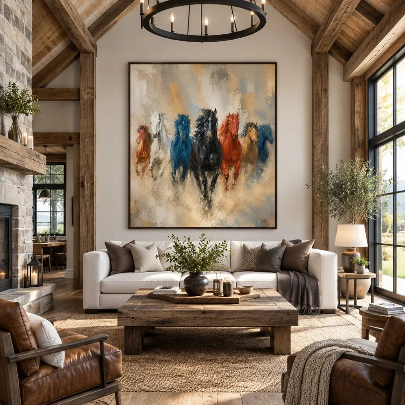 Expressionist animals oil painting showing an expressive animal subject rendered with visible brushwork in a brown palette.