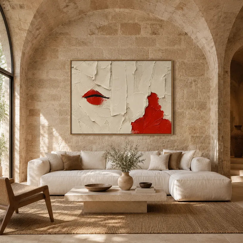 Ritrattistica minimalista e dipinto a olio con figure espressive o ritratti resi con dettagli pittorici in una tavolozza beige.