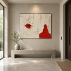Ritrattistica minimalista e dipinto a olio con figure espressive o ritratti resi con dettagli pittorici in una tavolozza beige.