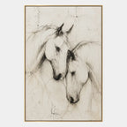 Minimalist animals oil painting showing an expressive animal subject rendered with visible brushwork.
