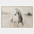 Minimalist animals oil painting showing an expressive animal subject rendered with visible brushwork.