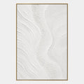 Pittura a olio astratta e concettuale in gesso e texture con segni astratti stratificati, texture e movimento pittorico espressivo.
