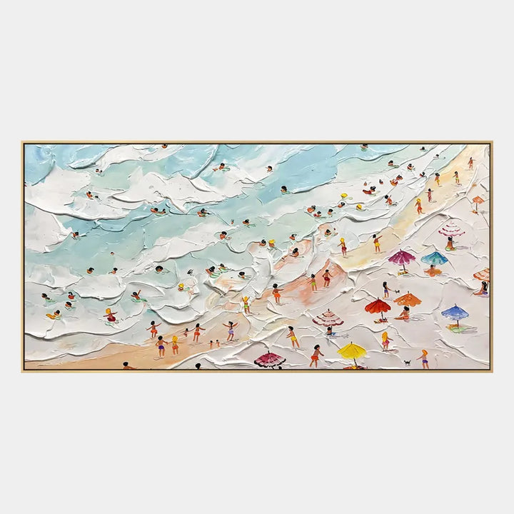Pittura a olio di paesaggi, paesaggi marini e paesaggi urbani in gesso e struttura con un paesaggio atmosferico, un paesaggio marino o una composizione ispirata alla città.