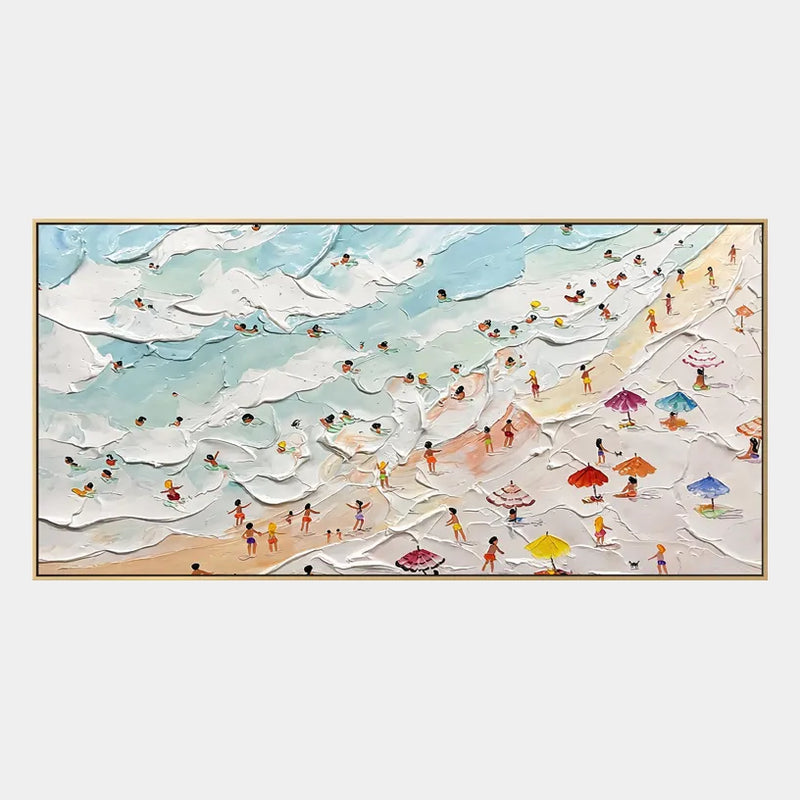 Pittura a olio di paesaggi, paesaggi marini e paesaggi urbani in gesso e struttura con un paesaggio atmosferico, un paesaggio marino o una composizione ispirata alla città.