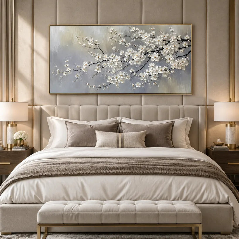 Plaster & Texture abstract oil painting showing layered abstract marks, texture and expressive painterly movement in a grey palette.