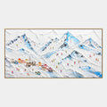 Peinture à l'huile de paysages, de paysages marins et de paysages urbains en plâtre et texture présentant un paysage atmosphérique, un paysage marin ou une composition inspirée de la ville.