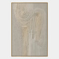 Plaster & Texture abstract & conceptual oil painting featuring layered abstract marks, texture and expressive painterly movement in a beige palette.