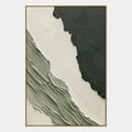 Pittura a olio astratta e concettuale in gesso e texture con segni astratti stratificati, texture e movimento pittorico espressivo.
