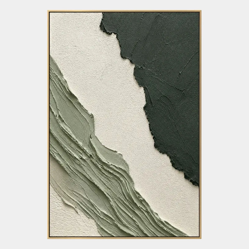 Pittura a olio astratta e concettuale in gesso e texture con segni astratti stratificati, texture e movimento pittorico espressivo.