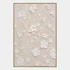 Plaster & Texture abstract oil painting showing layered abstract marks, texture and expressive painterly movement.