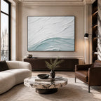 Plaster & Texture abstract oil painting showing layered abstract marks, texture and expressive painterly movement.