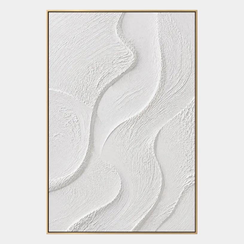 Plaster & Texture abstract oil painting showing layered abstract marks, texture and expressive painterly movement.