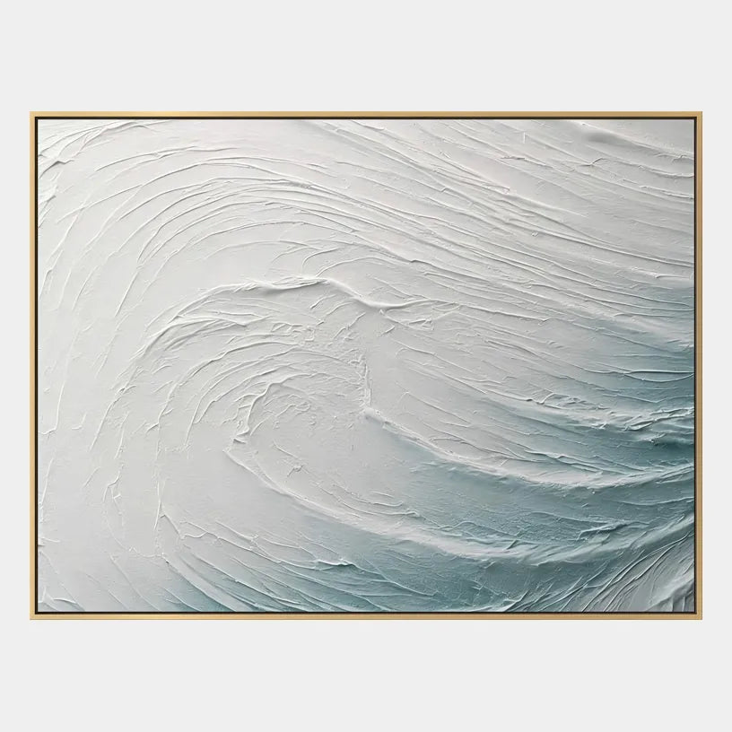 Plaster & Texture abstract oil painting showing layered abstract marks, texture and expressive painterly movement in a grey palette.