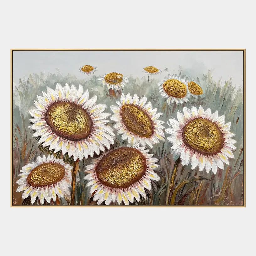 Plaster & Texture floral/botanicals & nature oil painting showing botanical forms, flowers or trees arranged in a calm painterly composition in a brown palette.