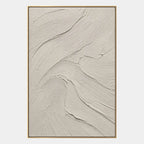 Plaster & Texture abstract oil painting showing layered abstract marks, texture and expressive painterly movement in a grey palette.